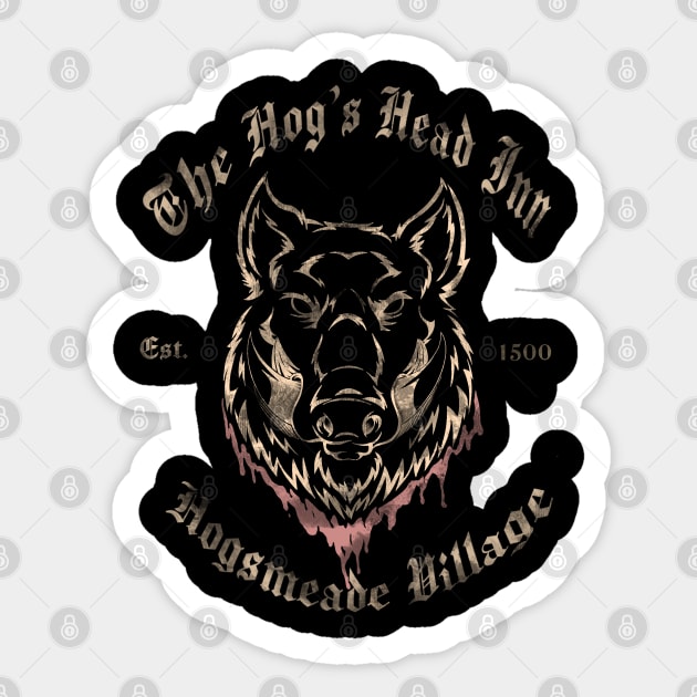 The Hog’s Head Inn Sticker by Cosmic Destinations 